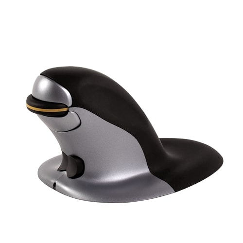 Fellowes Maus Penguin kabellos Größe M schwarz silber Fellowes Maus Penguin kabellos Größe M schwarz silber